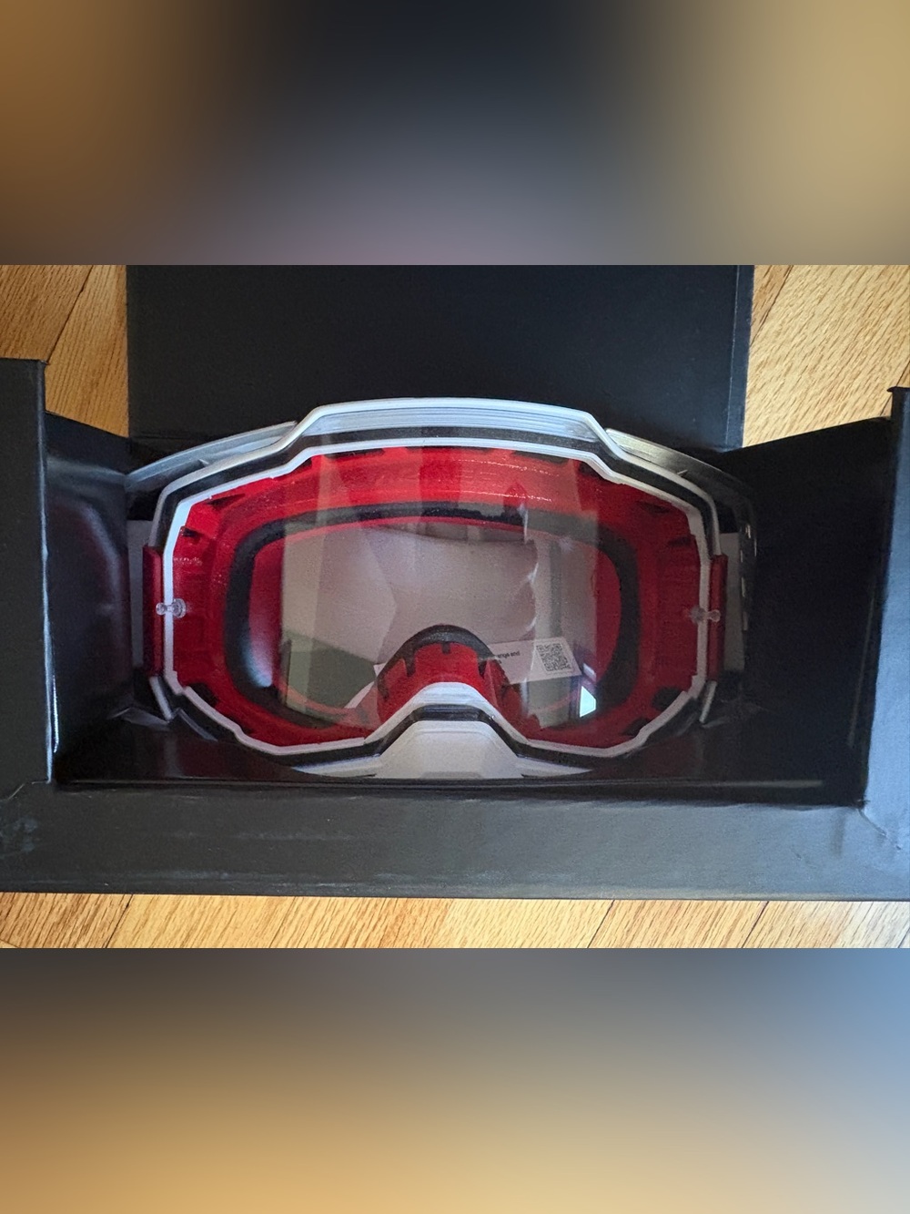 Armega Adult Moto MTB BMX Premium Goggles New In Box $120 Retail